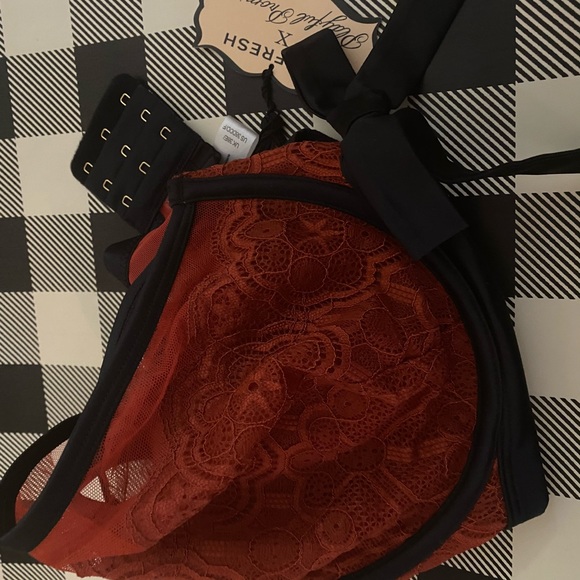 Gabi Fresh Acacia Lace Triangle bra with bow - Picture 5 of 8